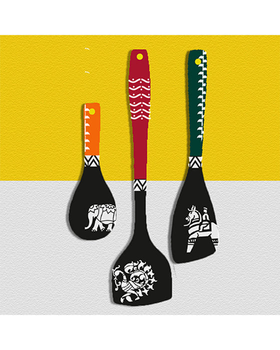 Indian Motifs Elements stencil for Kitchen Accessories