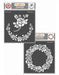 CrafTreat Rose Parade and Rose Wreath Stencil CTS146nCTS158