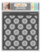 CrafTreat Daisy Background Stencil 6x6 Inches for Arts and Crafts