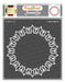 CrafTreat Circle Hearts Doily Stencil for paintings 