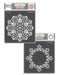 CrafTreat Flourish Doily and Octagon Stencil Doily 6x6 Inches CrafTreat