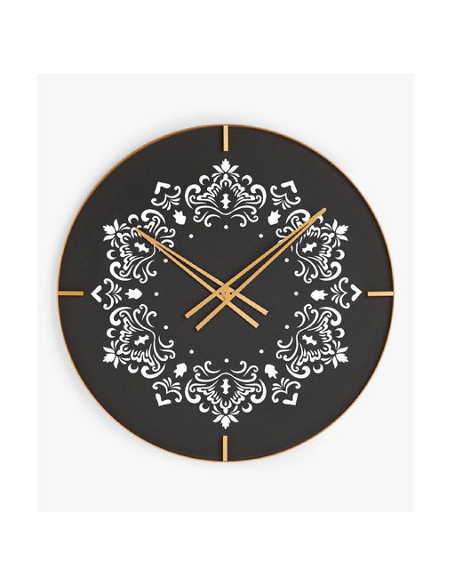 hexagon doily stencil inspiration for wall clock design