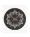 hexagon doily stencil inspiration for wall clock design