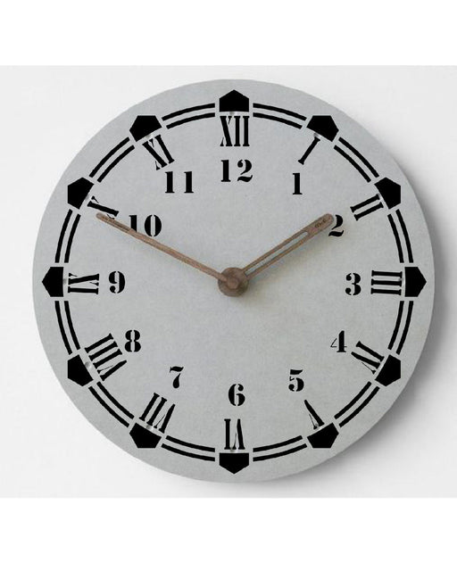 roman numeral clock stencil inspiration for clockwise