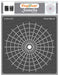 CrafTreat Radar Dotting Mandala Stencil 12x12 CTS181