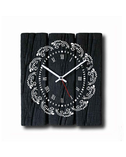 Oval doily stencil design for clock decorations 