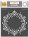 Mandala Hexogen Doily Stencil Design 6x6 inches