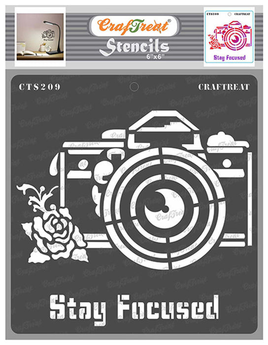 CrafTreat Stay Focused StencilCTS209
