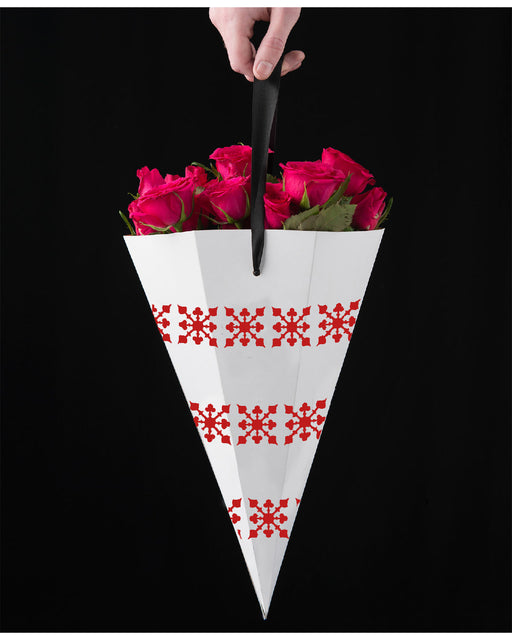 Motifs stencil for flower bouquet wrapper ideas 