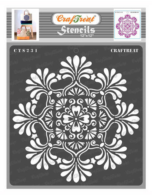 CrafTreat Mandala Stencil CTS231
