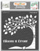 CrafTreat Bloom and Grow Stencil 12 InchesCTS245
