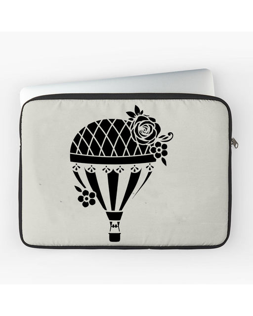 parachute Balloon Stencil inspiration on soft pouch cover