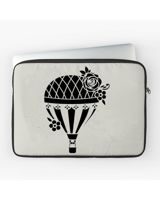 parachute Balloon Stencil inspiration on soft pouch cover