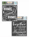 CrafTreat Home Sweet Home and Happy Together Stencil 6x6 Inches CrafTreat