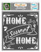 CrafTreat Home Sweet Home Stencil Quotes 6x6 Inches Quotes Stencil