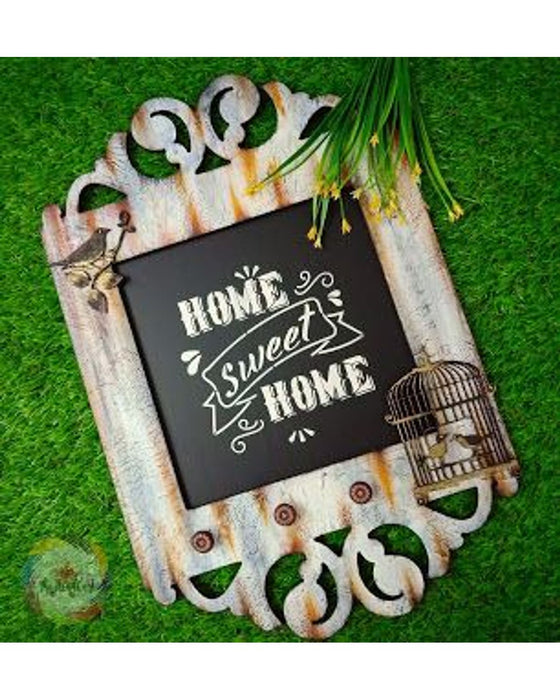 CrafTreat Home Sweet Home Stencil 6x6 Inches
