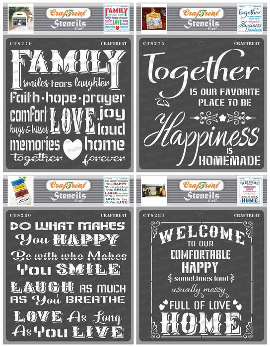 CrafTreat Family and Happy Together and Happy Smile and Welcome HomeCTS270n275n280n281