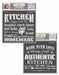 CrafTreat 6x6 Inches Quotes Stencil for Kitchen decoration