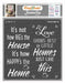 CrafTreat Happy Home Stencil Quotes for Painting