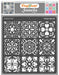 CrafTreat Mini Tiles Stencil Pattern Stencil 