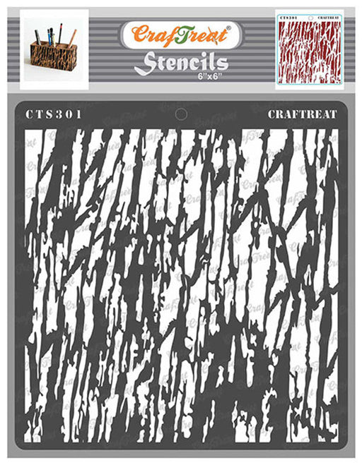 CrafTreat Tree Bark StencilCTS301