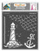 CrafTreat Nautical Stencil Design Pattern Stencil 