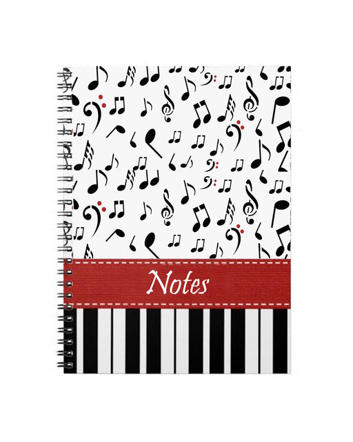 Musical stencil for notepad cover designing