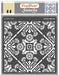 CrafTreat Floral Tile StencilCTS329