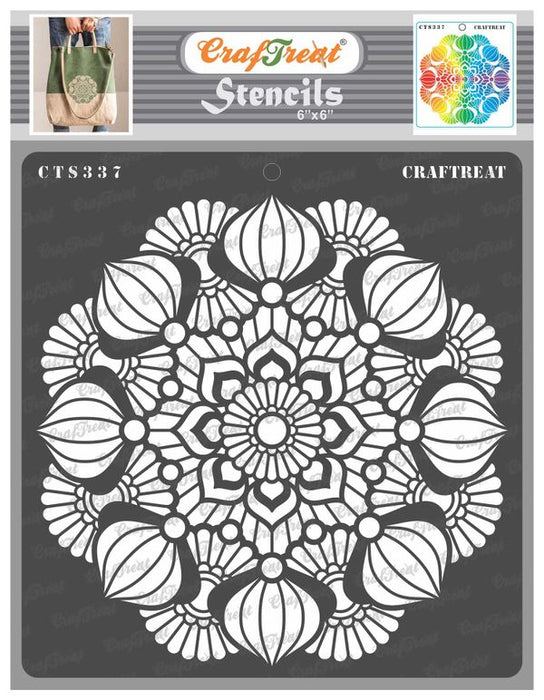 CrafTreat Mandala 3 StencilCTS337