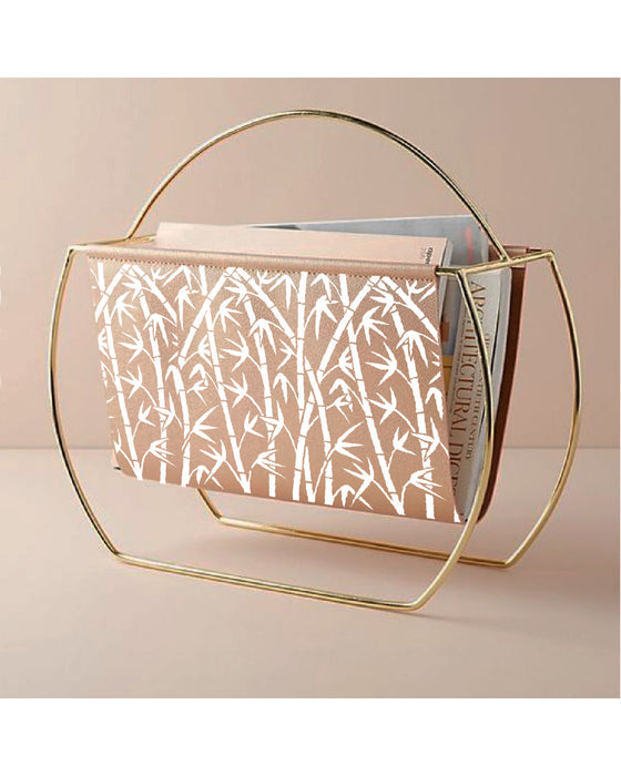 bamboo forest stencil for home accessories ideas