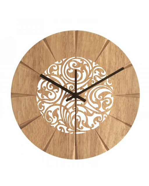 ornate circle background stencil inspiration for wall clock