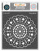 CrafTreat Round dot Mandala Stencil CTS359