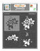 Flower Fusion Checks Stencils Background Stencil 