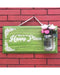 CrafTreat Welcome to our Home and This is our Happy Place Stencil 3x12 Inches CrafTreat