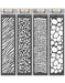 CrafTreat Zebra Skin Stencil Cheetah Skin Stencil Snake Skin Stencil and Giraffe Skin 3 Stencil CTS414n415n416n417