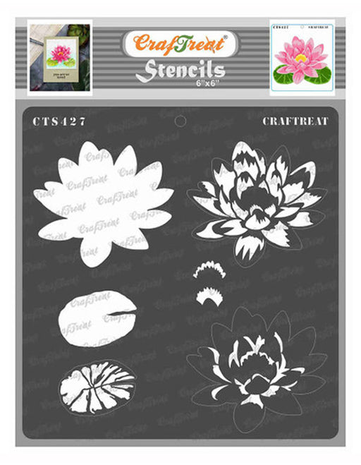 lotus flower stencils