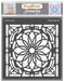 CrafTreat Stained Glass Patterns Stencil for Glass Painting Stencil 