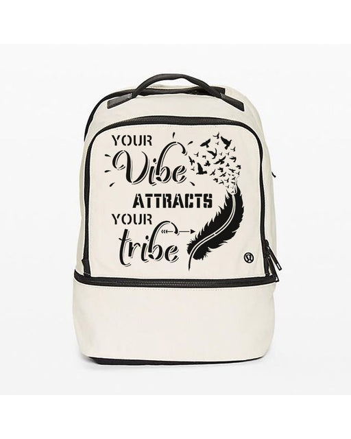 vibe attracts tribe stencil ideas for bag