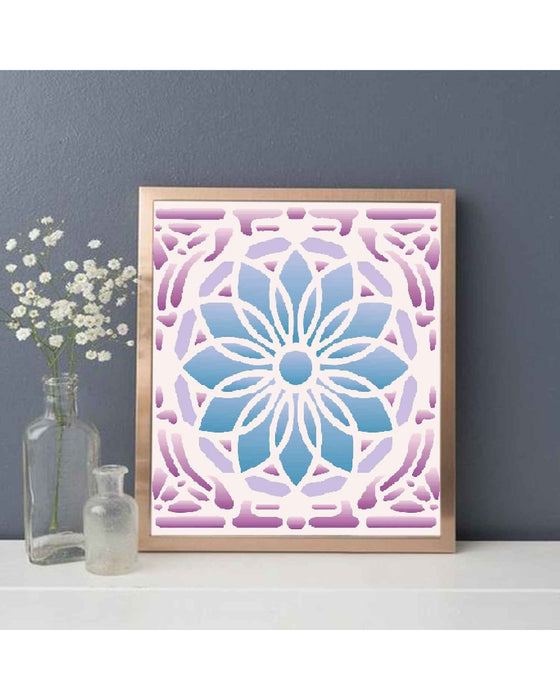 Stained Glass Patterns Stencil for glass painting decor 