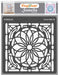 CrafTreat Stained Glass Patterns Stencil 12 InchesCTS531