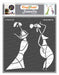CrafTreat Dancing Stencil 12 InchesCTS539