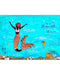 Mermaid Sea creature stencil for Paintings 