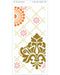 Dots and Damask Mixed media Stencil Color image