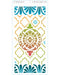 Damask stencil for mixed media Color image
