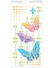 CrafTreat Flower and Hummingbird and Butterfly Magic Stencil 4x8 Inches CrafTreat