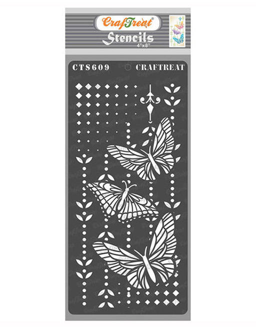 CrafTreat Butterfly Magic Stencil for Cards