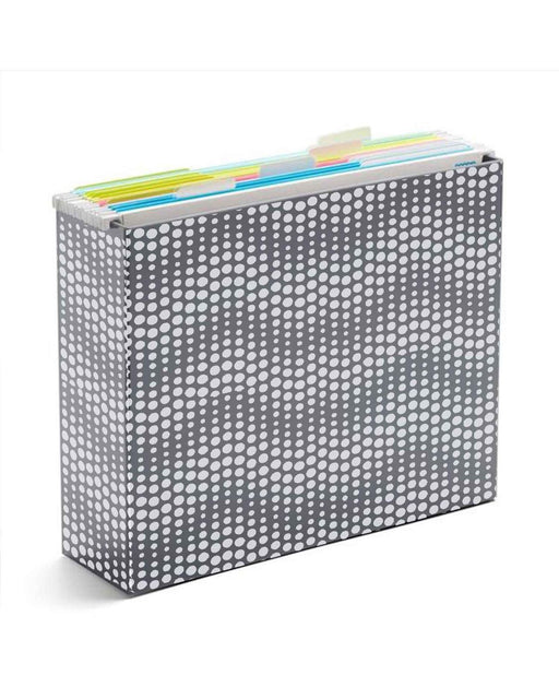 Wavy Dots Pattern Stencil for File Storage Cover Designing