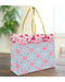 Colorful Plaid Background and Plaid Stencil for Tote Bag