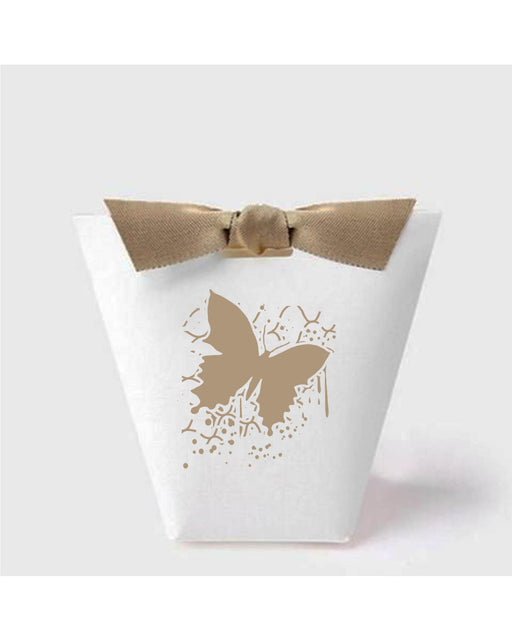 Grunge Flowers and Butterflies Stencil for Purse