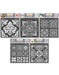 CrafTreat Tile Designs Bundle Stencil Set